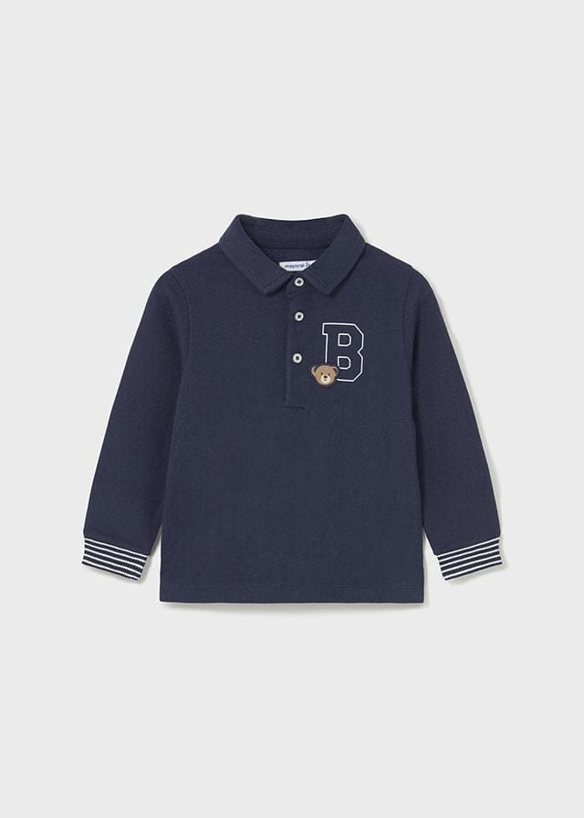 Mayoral Long Sleeve Polo Shirt