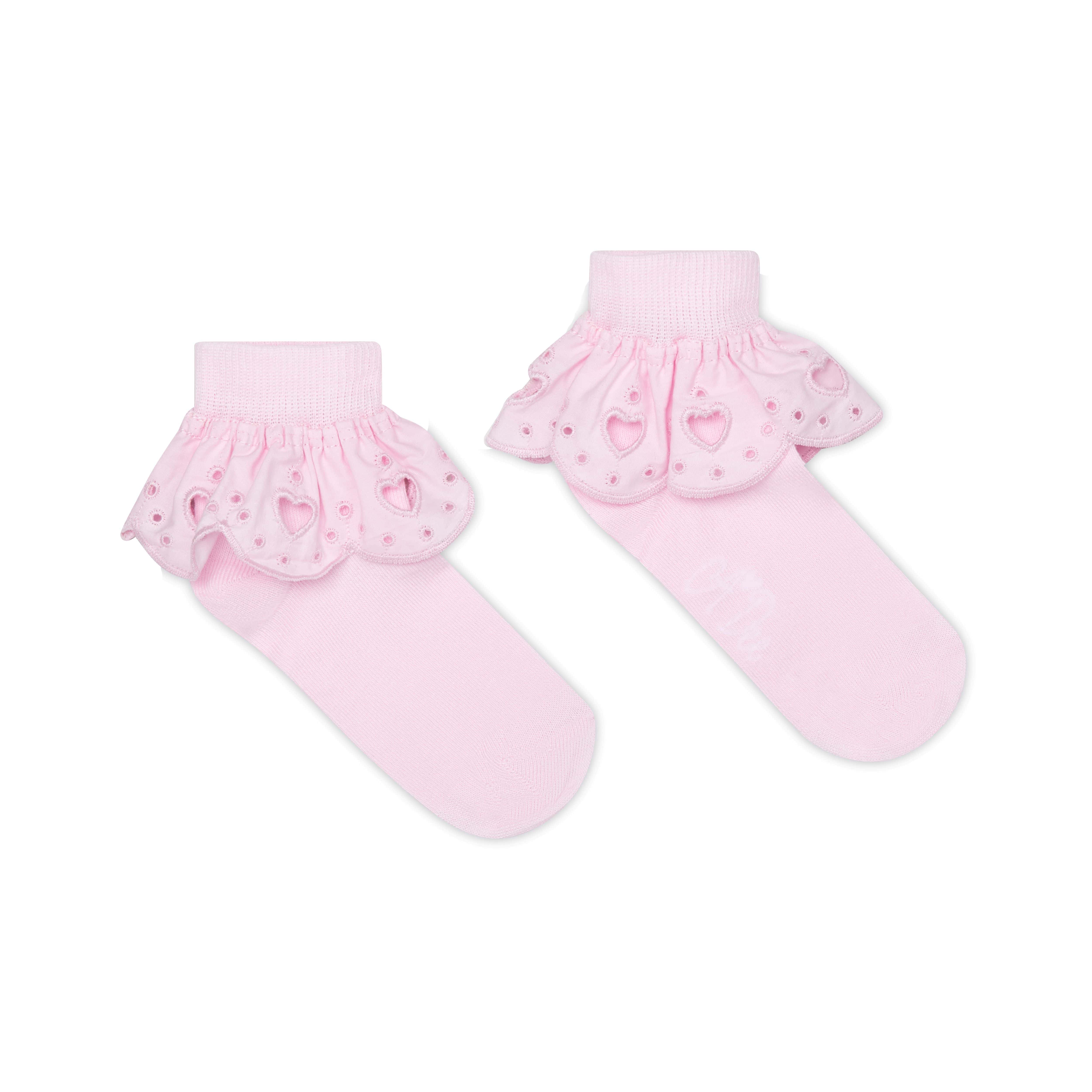 A Dee Rosalie Broderie Anglaise Ankle Socks