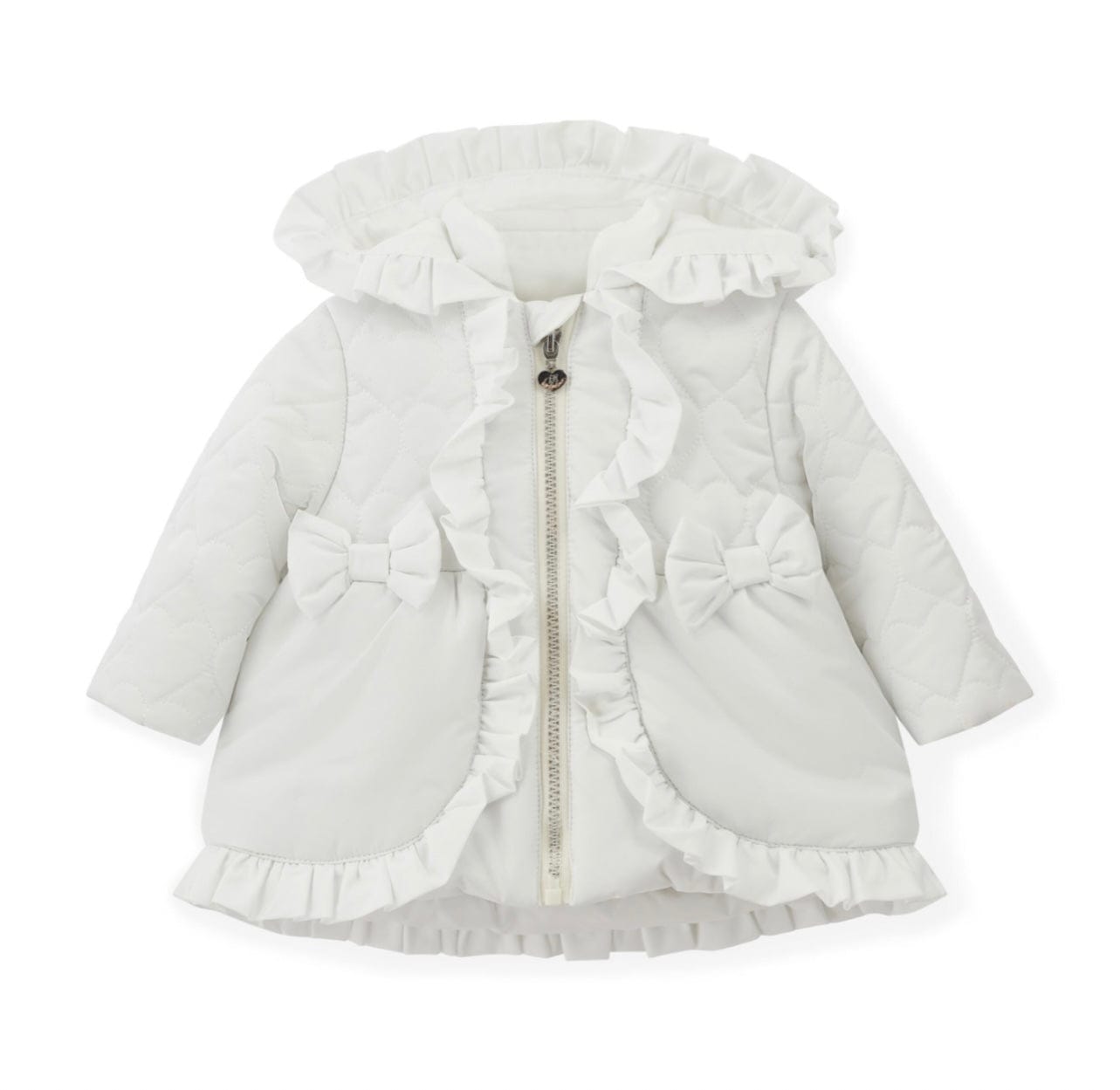 Little A Kaia Heart Embroidery Puff Hooded Jacket