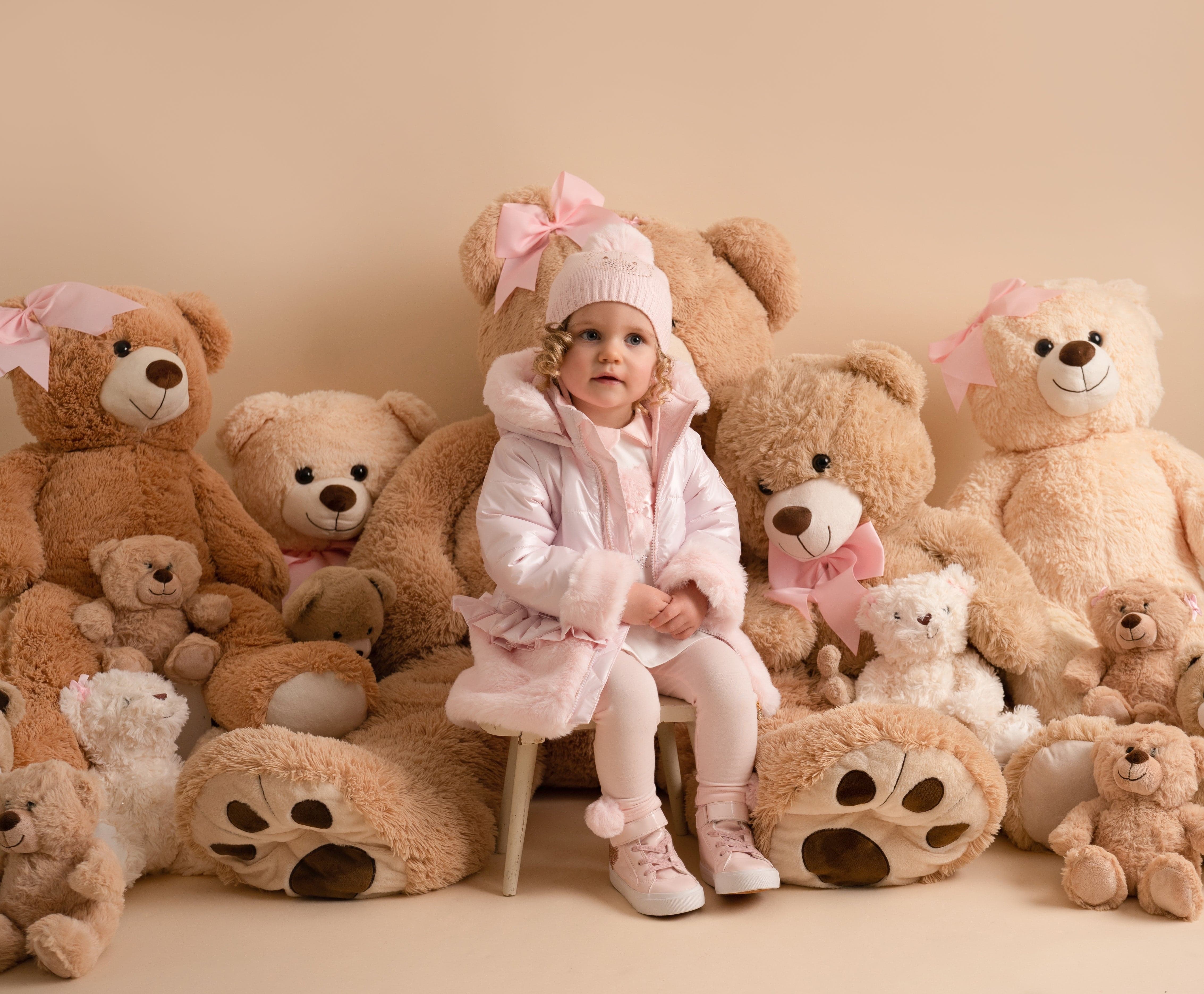 Little A AW24 Gracie Faux Fur Bear Legging Set