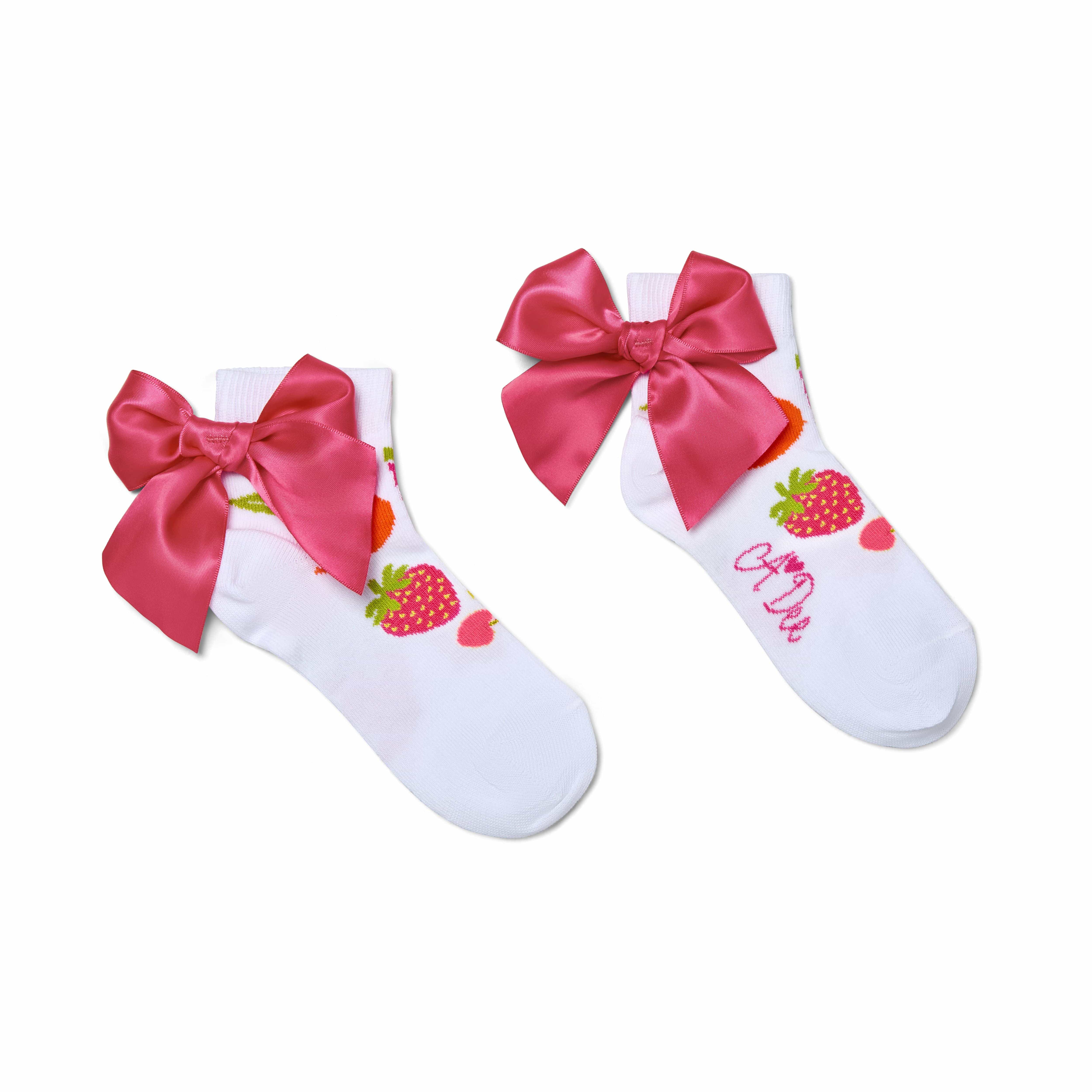 A Dee Tiara Tutti Frutti Print Ankle Socks