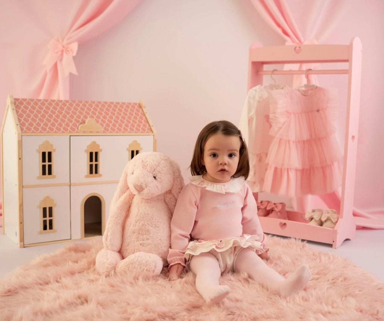 Little A Josephine Cupcake Print Jam Pant Set