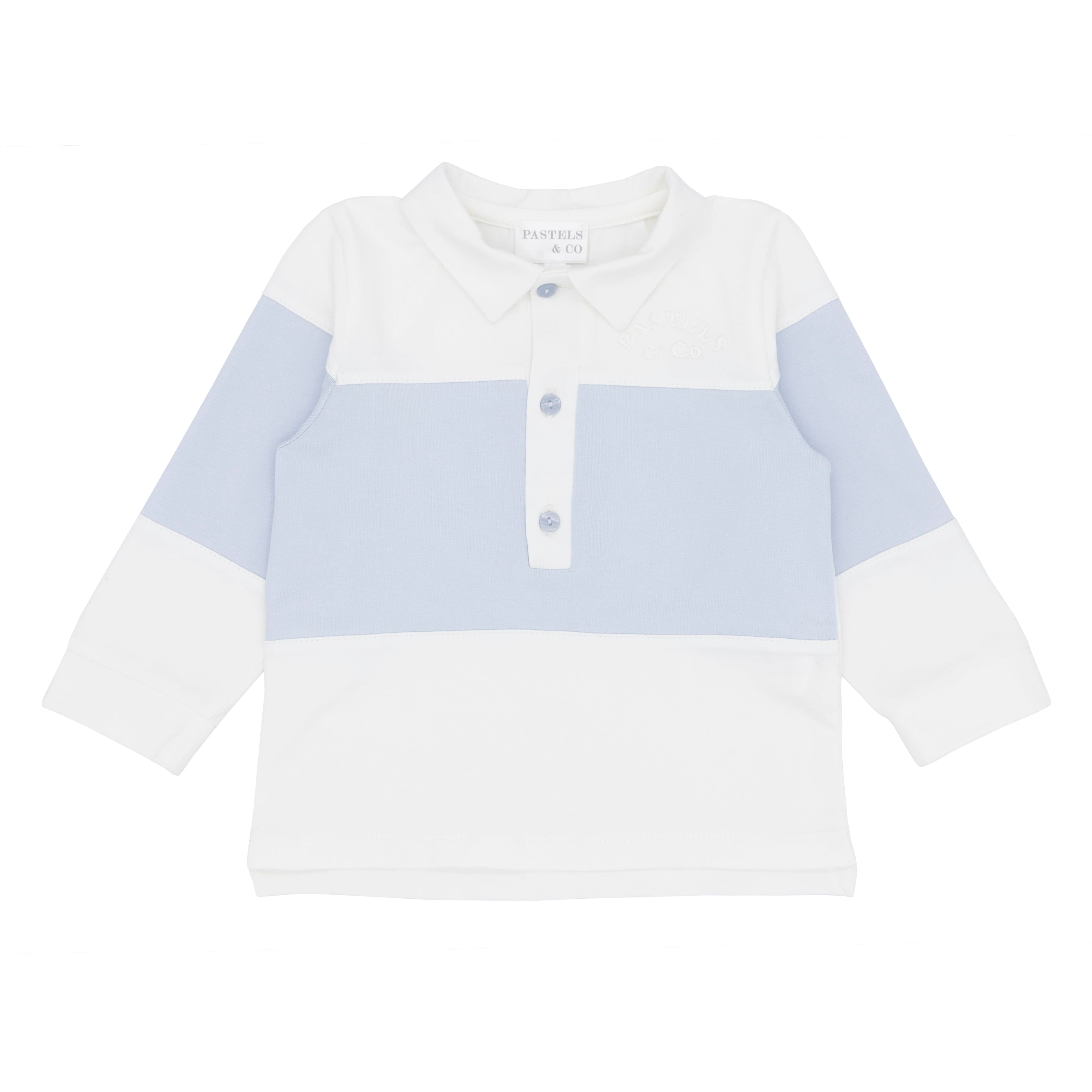 Pastels & Co Colour Blocked Rugby Shirt - Walter