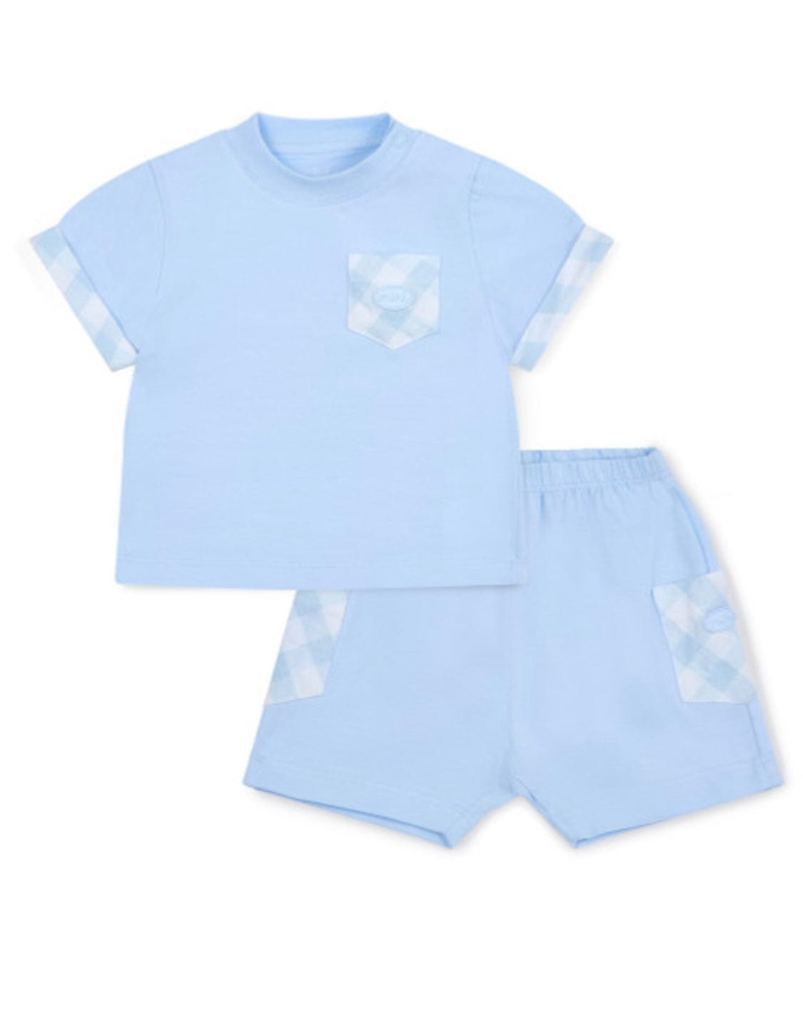 Mitch & Son Ethan Gingham Shorts Set