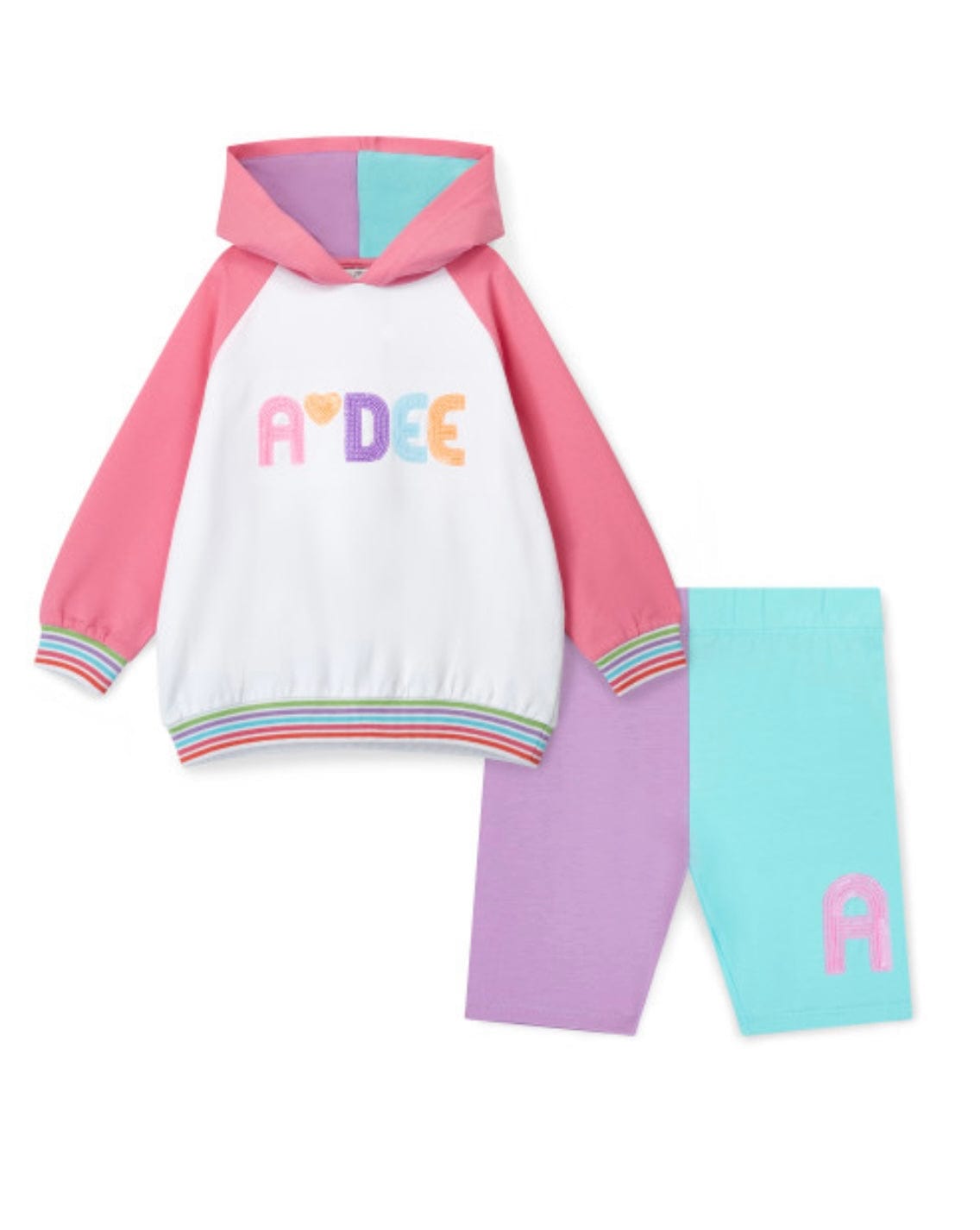 A Dee Eloise Hoody Cycling Shorts Set