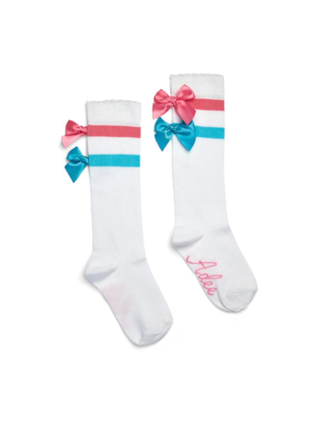 A Dee Edith Bow Knee High Socks