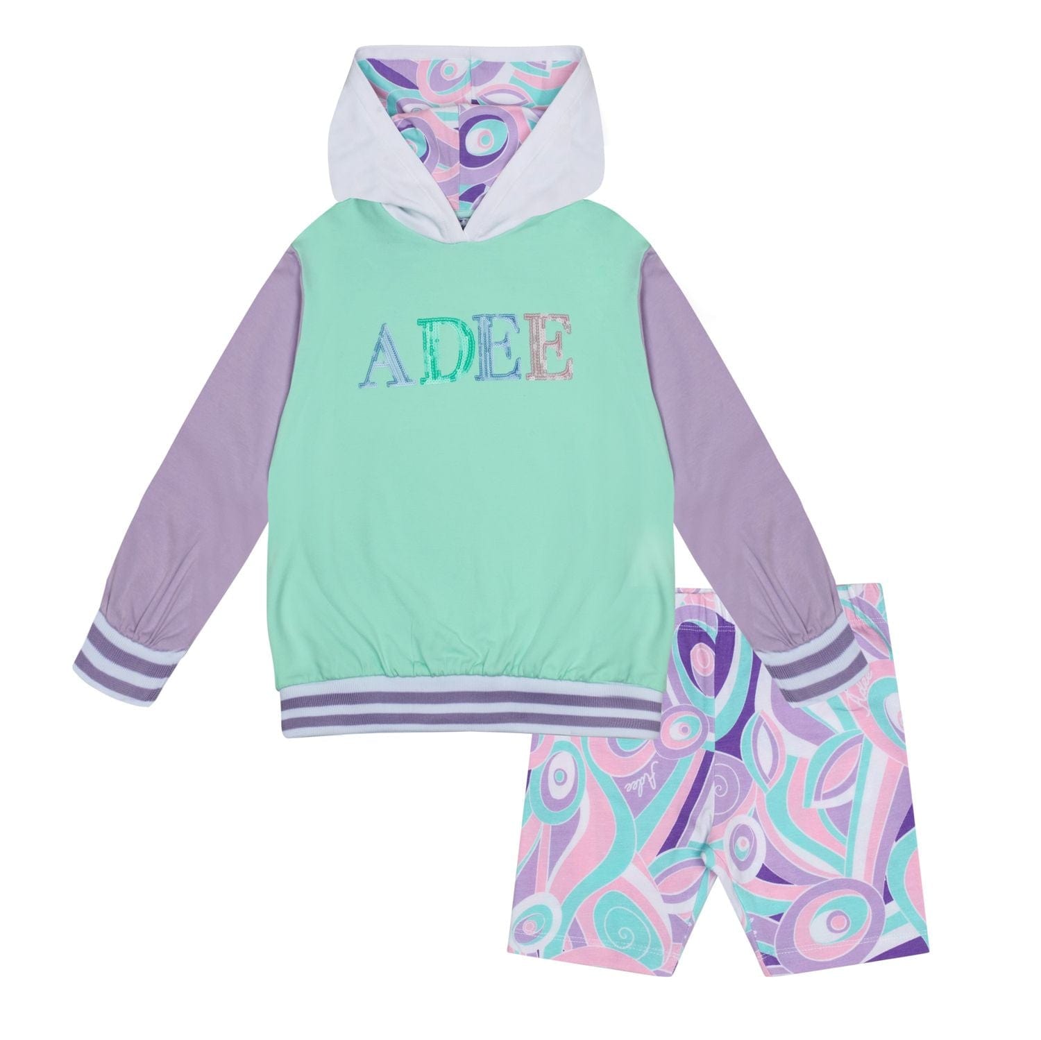 A Dee Hooded Cycling Shorts Set - Nellie