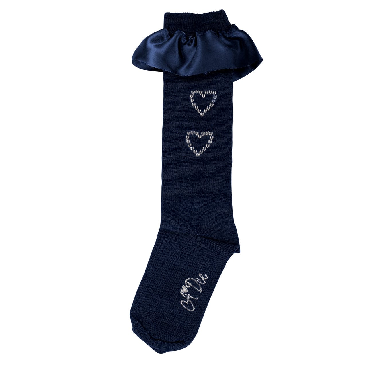 A Dee Betty Heart Sock Navy - Pre-Order